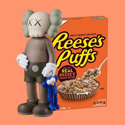 Renowned artist KAWS is the latest creative to partner with Reese's Puffs cereal. The collaboration includes two KAWSPUFFS cereal boxes and a KAWSPUFFS AR game..