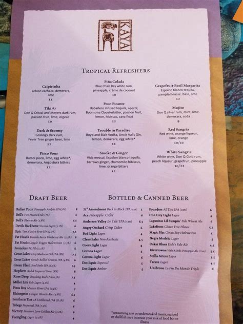 Kaya menu pittsburgh.  Here&rsquo;s what diners have to say about Kaya. Join us...