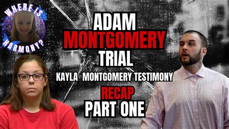 Kayla Montgomery testifies in weapons trial of estranged husband, Adam Montgomery