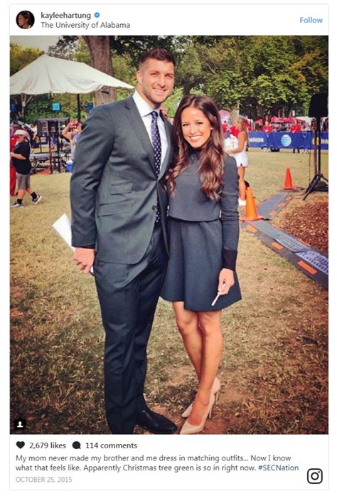 Kaylee Hartung is an American journalist who covers sports, politics, and entertainment. She is not married but has been linked with NFL star Tim Tebow in the …. 