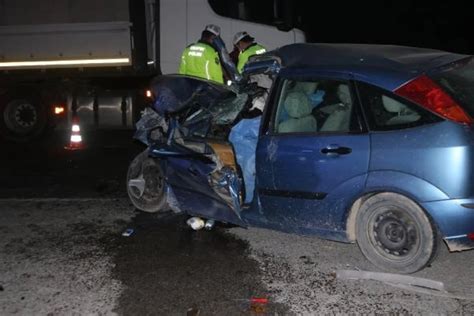 Kayseri Yolunda Kaza: 1 Ölü, 2 Yaralı Son Dakika.