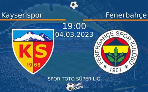 Kayserispor - Fenerbahçe maçı 4 Mart Cumartesi günü saat 19:00'da beIN SPORTS 1'de canlı yayınlanacak.