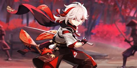 Kazuha ao3.  While he&rsquo;s sits on a branch of a tree nearby the riverside, he...