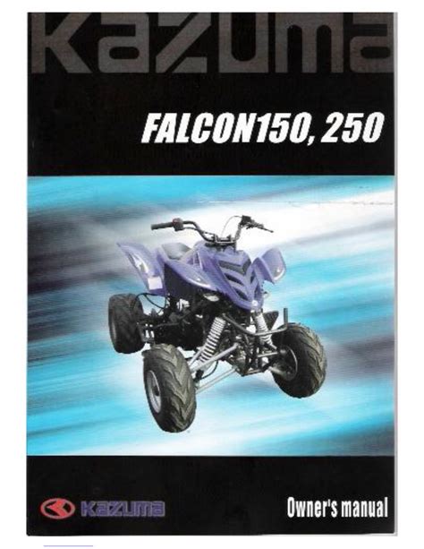 Kazuma falcon 150 250cc owners manual. - Kommentar zur vita antoninus pius der historia augusta.