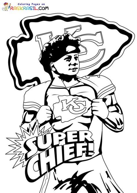 Kc Chiefs Coloring Pages