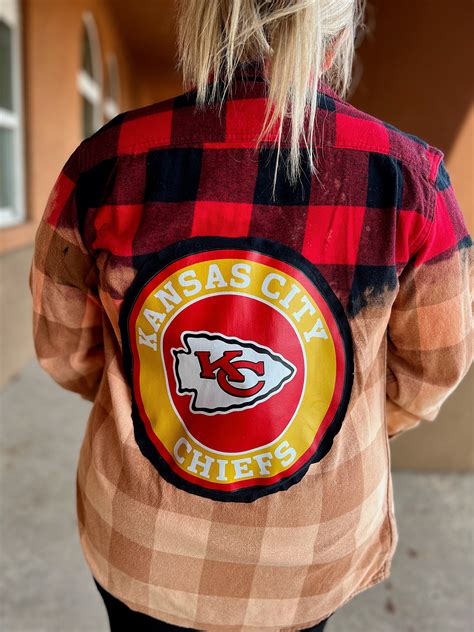 Kc Chiefs Flannel - Etsy