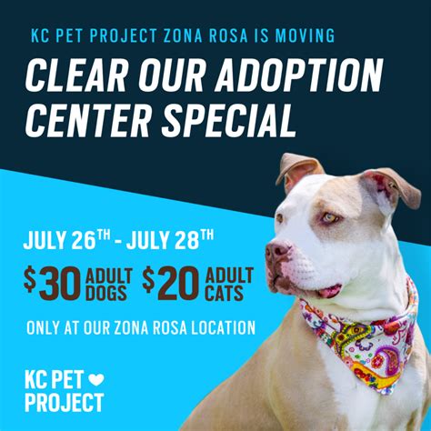 Pets for Adoption by Location. KCCAC; Zona Rosa; Petco Cat Habitats; Petco Adoption Center; Pets in Foster Homes; Adoption Info. Adoption Guidelines; Adoption FAQs; ... Love Finds a Way: A Gala to Support KC Pet Project; Services. Lost Pets. View Lost and Found Pets; Report a Lost or Found Pet;. 