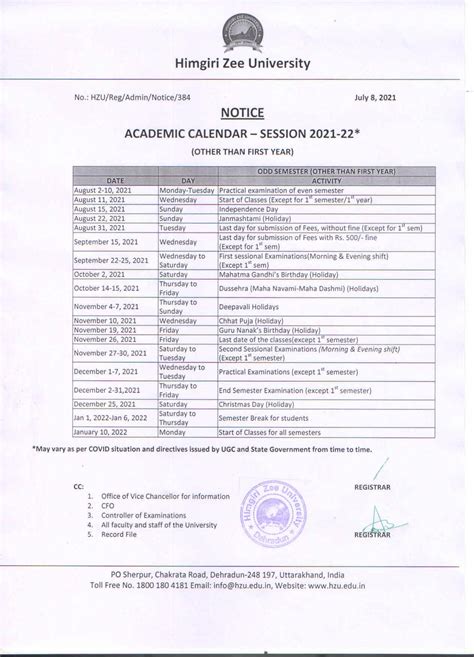 Kcc Academic Calendar