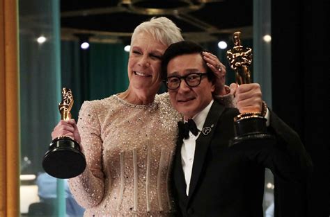 Ke Huy Quan, Jamie Lee Curtis win at 'no nonsense' Oscars