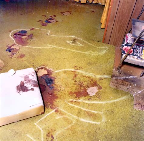 28 Crime Scene Photos From History’s Most Notorious Serial Killers. By Katie Serena | Edited By John Kuroski. Published September 4, 2023. Updated March 12, 2024. From serial killers like Ted Bundy and Jeffrey Dahmer to the slayings of the Manson Family, these real crime scene photos capture history's grisliest murders.. 