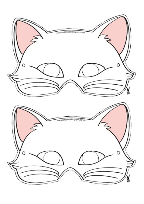 Kedi Maskesi Pinterest.