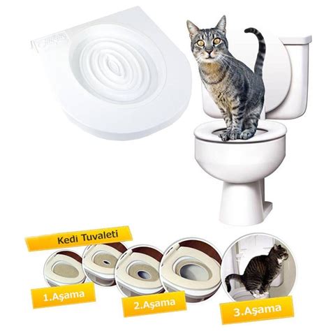 Kedi tuvalet eğitim seti nasıl kullanılır