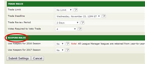 Keeper league rules espn. Fantasy Football Support. Username and Password Help. Change Email Address. Issues Joining a League. Login and Account Issues. Reset Draft. Find Your Team. Fantasy Football Support. Search the full library of topics. 
