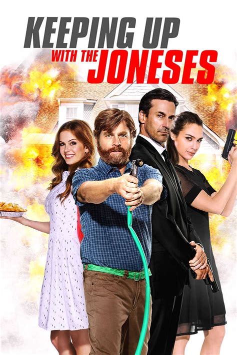 Keeping up with the joneses movie. The Joneses. 62% Comedy-Drama 2010. R. 1h 35m. A seemingly picture-perfect family with ulterior marketing motives moves into a suburban neighborhood and immediately becomes the toast of the town. David Duchovny, Demi Moore, Amber Heard. 