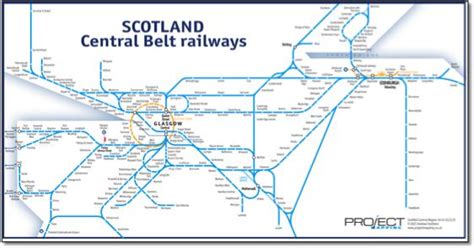 Keeping you moving - central belt map ScotRail