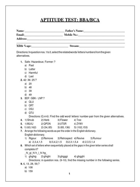 Kehrer Limra Aptitude Test Pdf