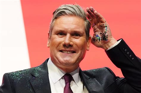 Keir Starmer slams ‘shallow men of Westminster’ in Labour conference pitch