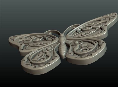Kelebek 3D Model $8 .stl .obj Free3D.