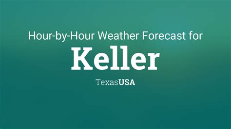 Current weather in Keller, TX. Check current conditions in Keller, TX with radar, hourly, and more.. Keller hourly weather