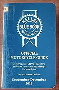 Kelley Blue Book Motorcycle Prices