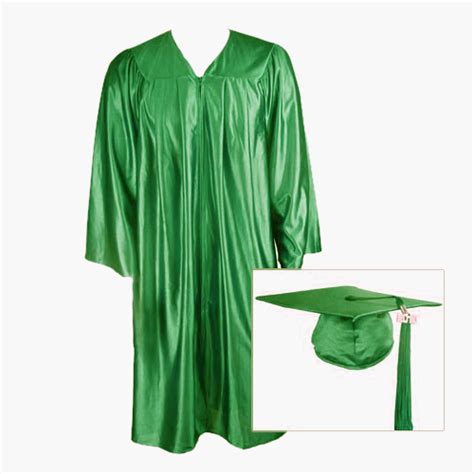 Kelly Green Graduation Gowns, Robes, Cap, Tassel, …