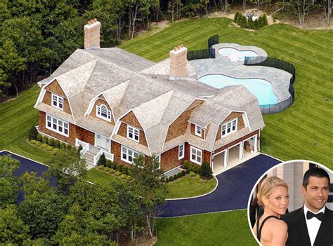 KELLY Ripa has an estimated net worth of $175million so it's no wonder the star boasts an impressive property empire valued at approximately $32.2million. The Live host's property includes her and husband Mark Consuelos ' New York City five-story brownstone and a luxury five-bedroom Hamptons home.. 