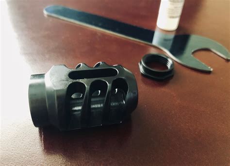 Description. MCARBO Kel-Tec SUB2000 Muzzle Brake (9mm Only) Precision CNC machined from A311 stress-proof carbon steel. Hybrid design that functions as both a muzzle brake and compensator. Significantly reduces felt recoil and muzzle flip. Suitable for any 9mm barrel with 1/2″-28 threads.. 