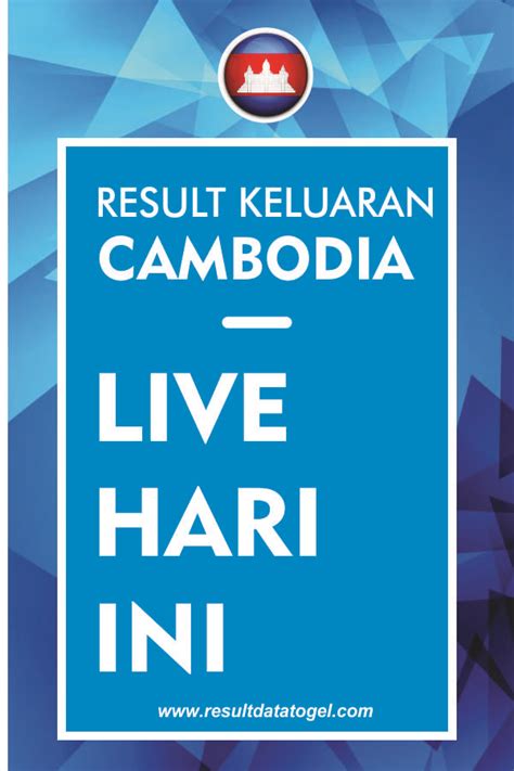 Keluar kamboja hari ini live result html. Mimpi ketemu keluarga yang sudah.