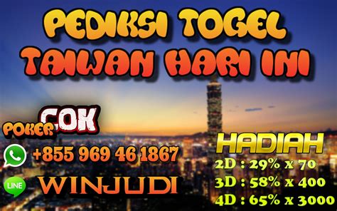 Keluar malam ini di indonesia. Prediksi togel taiwan rabu.