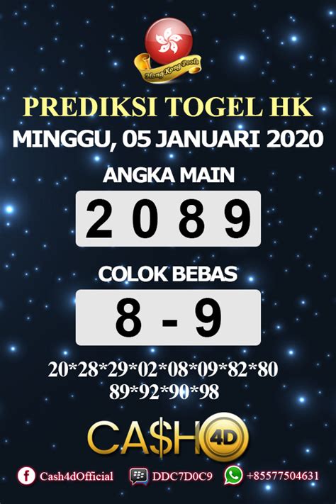 Keluar no togel hongkong hari ini 19 nopember 2017.