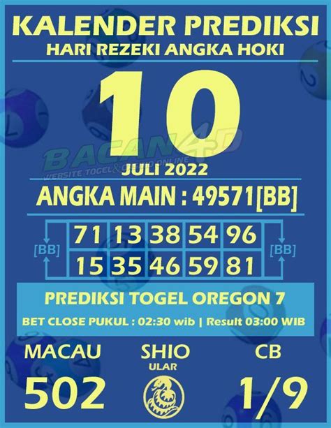 Keluar prediksi 20 juli 2019. 10 bonus 10 bebas ip. 4 november 2022 pangkalantoto.