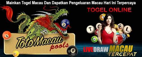 Keluaran toto macau malam ini. 100 new member di depan. Gacor depo 10 bonus.
