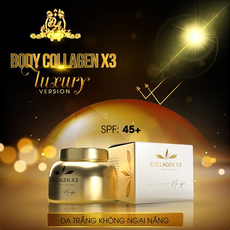 Kem body Collagen X3 Luxury - Mỹ Phẩm Đông Anh