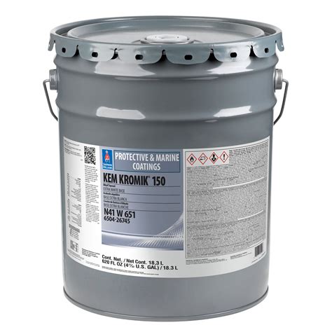 Kem kromik 150. 1-2 Cts. Kem Kromik 150 2.0-4.0 (50-100) The systems listed above are representative of the product's use, other systems may be appropriate. WARRANTY The Sherwin-Williams Company warrants our products to be free of manufacturing defects in accord with applicable Sherwin-Williams quality control procedures. Liability 