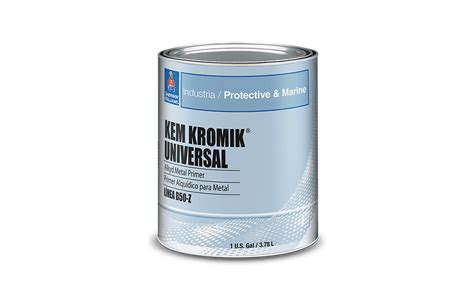 Kem Kromik® Universal Metal Primer B50WZ0111Off White, B50AZ0116 Gray, B50NZ0116 Brown . 2/2024 www.sherwin-williams.com continued on back . CHARACTERISTICS . Pro Industrial™ Steel:Kem Kromik® Universal Metal Primer is a rust inhibiting, modified phenolic alkyd resin primer designed for use over iron and steel …