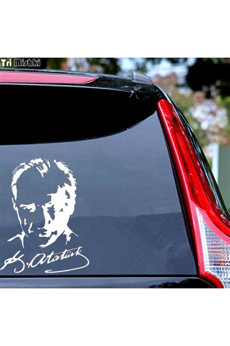 Kemal Ataturk Silueti Sticker. 