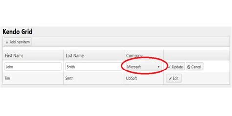 Kendo grid dropdown angular.  May 13, 2015 · Kendo UI grid dropdown and angular Ask Question...