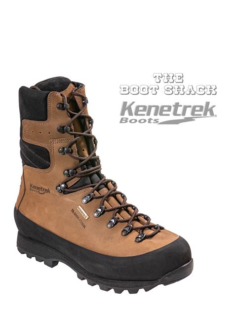 Kenetrek - Kenetrek mountain boots and accessories are built to endure the harshest weather and conditions. Kenetrek hunting boots are breathable and waterproof with thick leather uppers, stiff nylon midsoles for extra support, and high traction outsoles. The Mountain Extreme collection features triple stitching and a reinforced rubber sole guard.