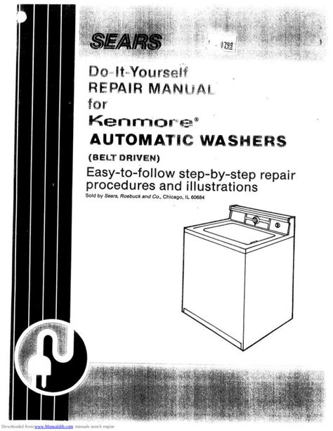Kenmore Washing Machine Repair Manual