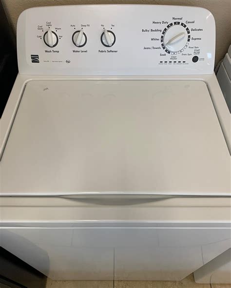 Kenmore washer quick start guide (6 pages) Washer KENMORE 110.2663 Series Quick Start Manual (6 pages) ... Cleaning with Less Water Automatic Load Size Sensing Once you start the cycle, the lid will lock, and the washer will begin the sensing process to determine the correct water level for the load. This may take several minutes before …