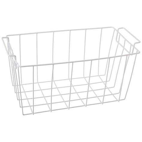 Kenmore chest freezer baskets. Upper Freezer Basket Specifications. The freezer basket helps organize food in the freezer easier. The basket measures approximately 7 1/2” high by 16.75” deep. The freezer basket is white in color and made of metal. This is a genuine OEM part and is sold individually. How Buying OEM Parts Can Save You Time and Money. 