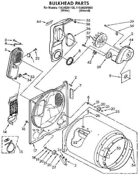 Kenmore dryer parts model 110. Things To Know About Kenmore dryer parts model 110. 