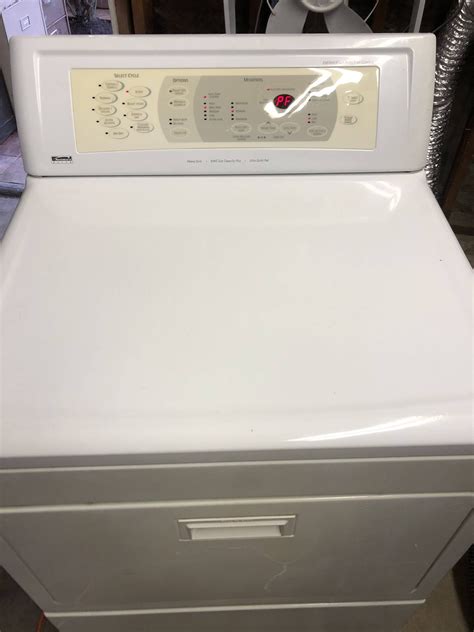 Kenmore dryer pf code. Kenmore Elite He5 dryer keeps throwing an F70 code. After exhaustive weeks doing several things such as replacing MCE and motor I finally figured out the ver... 