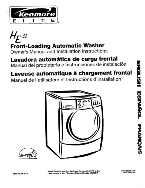 Kenmore elite 5 1 washer manual. - Kenmore elite oasis dryer user manual.