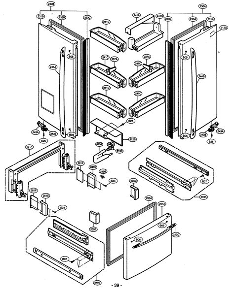 Kenmore Elite 79578752800 bottom-mount refrigerator parts - manufactur