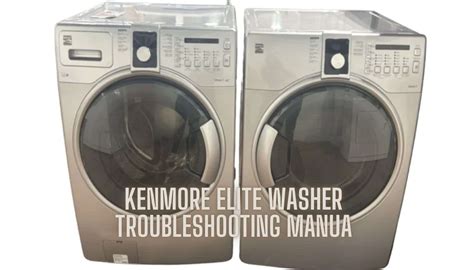 Kenmore elite washer detergent dispenser problems.  Fix it fast and get your Washer bac...