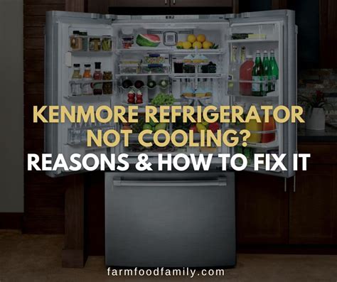 Kenmore Refrigerator Freezer Not Working/Cooling. . 