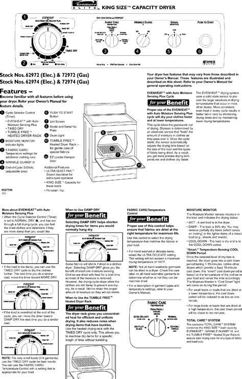 Kenmore series 100 dryer manual. Things To Know About Kenmore series 100 dryer manual. 