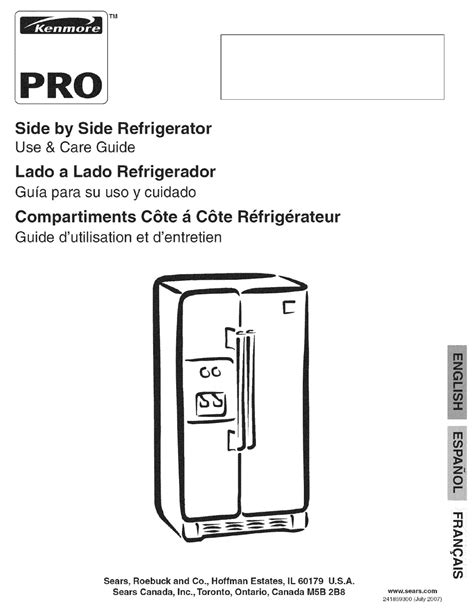 Kenmore side by side refrigerator 10658282892 service manual. - Traduit de la nuit ; suivi de, vieillles chansons des pays d'imerina, et autres poèmes.