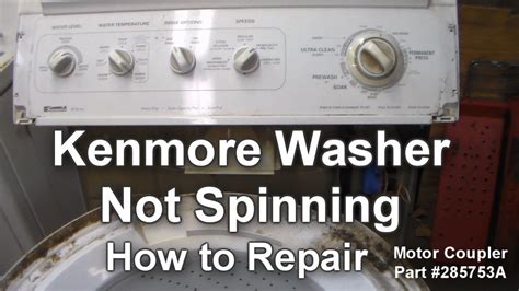 Kenmore washing machine repair. The Kenmore washing machine troubleshooting process begins with a list of symptoms. When you click on the right one, we'll take you to a page of frequent causes and help you pinpoint the problem. Then we'll have the right replacement part ready and instructions on how to make the repair. You'll fix the machine yourself, save money and get ... 